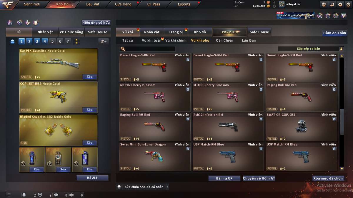 shop acc cf uy tin gia re